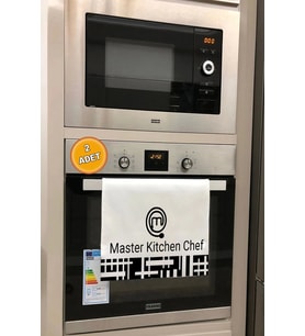 Valerine Life Master Kitchen Chef Mutfak Kurulama Fırın Beyaz El Havlusu %100 Pamuklu 35x50cm 2 Adet