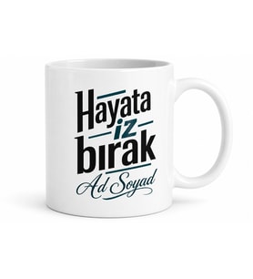 İsme Özel Dinamik Yazılı Kupa Bardak Kişiye Özel Baskılı Hediye