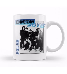 Bts Bangtan Boys 90's Vintage Kupa Bardak Porselen