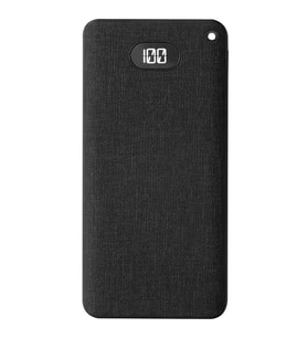 S-link IP-G10RW 10000mAh Kablosuz USB+Type-C+Micro Siyah LCD Ekranlı Taşınabilir Pil Şarj Cihazı