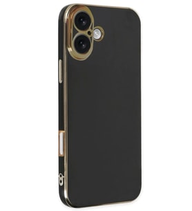 Newface Apple iPhone 16 Kılıf Volet Silikon - Siyah