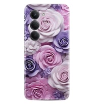 Xiaomi Redmi 15 Kılıf Boutique Baskılı Resimli Mor Güller Pcode -029