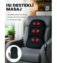 Isıtmalı Masaj Minderi Masaj Motoru, Kablolu Kumanda ve Çoklu Masaj Modu