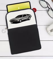 BK Gift Klasik Araç Tasarımlı Taşınabilir Koruyucu Tablet Kılıfı & Organizer Çanta - Siyah-6