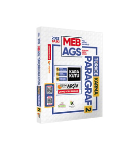 2025 MEB-AGS Türkçenin Kara Kutusu PARAGRAF 2 KARMA ÖSYM Çıkmış Soru Bankası PDF/Video Çözümlü