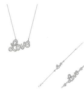 Gümüş Love Set