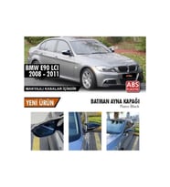 Bmw E90 LCI Uyumlu Batman Yarasa Ayna Kapağı Piano Black 2008-2011