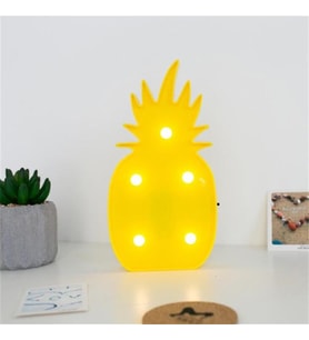 Ananas Şeklinde Ledli Dekoratif Eğlenceli Çocuk Gece Lambası (5343)