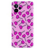 General Mobile GM 24 Pro Kılıf Resimli Desenli Baskılı Silikon Heart Lollipop 1414