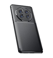 Realme 12 Pro Plus Kılıf Auto Focus Karbon Kapak - Siyah