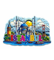 İstanbul Temalı Silikon Buzdolapı Süsü Magnet Alk5374