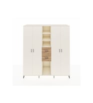 Kronos Dolap 15 Raflı 2 Çekmeceli 4 Kapaklı 220x59x243 Aytaşı-Aytaşı/Çam
