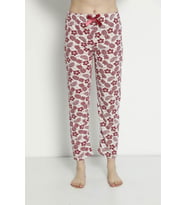 Cepsiz Yazlık Kadın Pijama Altı B23 (Kırmızı)