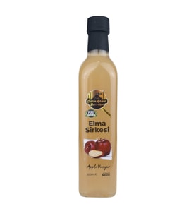 Tarihi SultanAhmet Baharatçısı Elma Sirkesi %100 Katkısız Doğal 500 ml  Özel Üretim