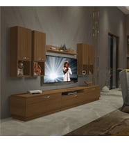 Decoraktiv Trendstyle 8DA Slm Tv Ünitesi Tv Sehpası - Naturel Ceviz