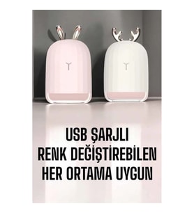 Mey İthalat® Hava Nemlendirici Aromaterapi Hava Temizleyici Renk Değiştirebilen