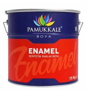 Pamukkale Enamel Sentetik Parlak Yağlı Boya 15 Kg 80 Gloss Gri Ral 7046