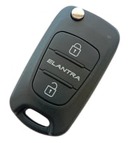 Hyundai Elantra Uyumlu Anahtar Kabı Kumanda Kabı Oto Anahtarlık Vidalı Logolu