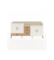 Hyperion Konsol 5 Raflı 4 Çekmeceli 4 Kapaklı 220x44x99 Aytaşı-Aytaşı/Çam