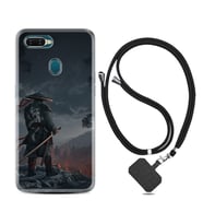 Oppo A5S A15 A16 A54 A55 A73 A74 Kılıf Boyun Askılı Silikon Warrior 1653