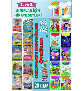 2.ve 3.Sınıflar İçin Okuma Alışkanlığı Kazandıran Mükemmel 20 li  Hikaye Seti 2