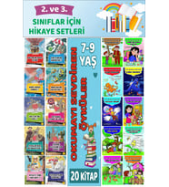 2.ve 3.Sınıflar İçin Okuma Alışkanlığı Kazandıran Mükemmel 20 li  Hikaye Seti 2