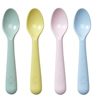 IKEA KALAS çocuk kaşık seti, pastel tonlar, 4 adet