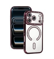 İphone Joke Simli Magneticsafe - Bordo