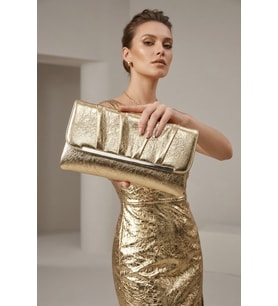 Varol 441 Clutch Kadın Portföy Çanta Altın