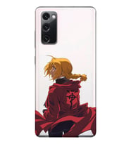 Samsung Galaxy S20 FE Uyumlu Edward Elric Tasarımlı Şeffaf Telefon Kılıfı