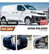 Opel Vivaro Yarasa Ayna Kapağı Batman Parlak Siyah Piano Black