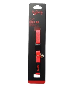 Tailpetz Cat Color Easy & Safety Lock Pink Ayarlanır Kedi Boyun Tasması (Pembe)