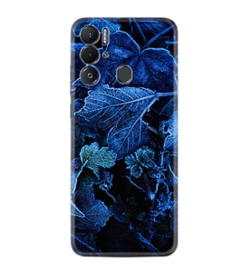 Tecno Pova Neo Kılıf Silikon Desen Özel Seri Blue Foid 1628