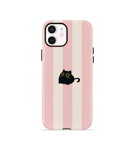 iPhone 11 Vorian Çift Katmanlı MagSafe Kılıf Midnight Cat Stripe