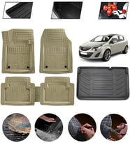 Opel Corsa E 2014-201 Uyumlu Paspas Araca Özel Bagaj Havuzu MBS Bej