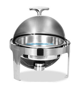 CHAFING DISH ROLL TOP YUVARLAK 6 L (CDC-6)