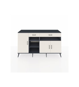 Kronos Konsol 5 Raflı 2 Çekmeceli 3 Kapaklı 176x59x99 Antrasit-Aytaşı