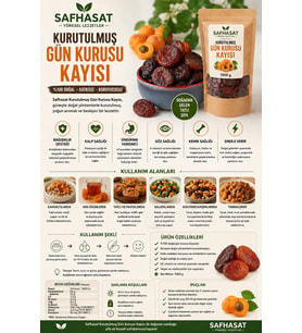 Safhasat Kurutulmuş Gün Kurusu Kayısı 1000 g
