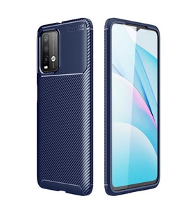 Xiaomi Poco M3 Kılıf Esnek Soft Karbon Tasarım Legion Serisi (Lacivert)