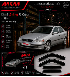 Opel Astra B Kasa (1999) 4'lü Mugen Cam Rüzgarlığı