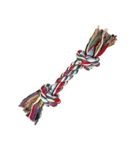Kedi Köpek Diş Isırma Halatı Küçük Boy Stres İpi 16 cm (Çok Renkli)