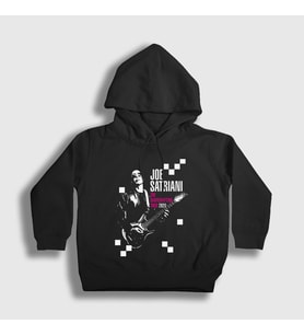 Presmono Unisex Çocuk Siyah Tour Gitarist Hediye Joe Satriani Kapüşonlu Sweatshirt 551878tt