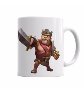 Clash Of Clans  Rei Barbaro Kupa Bardak Porselen