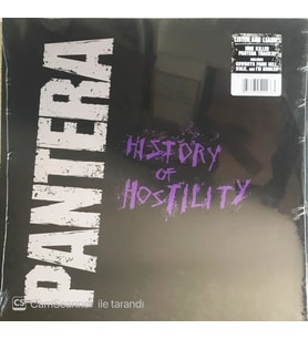 Pantera History Of Hostility (Limited Silver Vinyl edition) LP Plak
