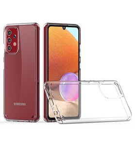 Galaxy A32 4G Kılıf Şeffaf Lüx Ultra Koruma Silikon (Renksiz)