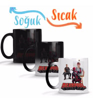 Deadpool Sihirli Kupa Bardak Porselen