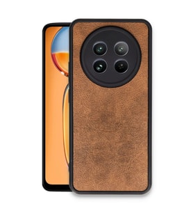 Realme 12 5g Kılıf Aras Deri Kapak - Taba