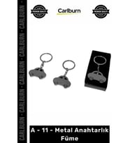 Özel Üretim Lüks Şık Promosyon Lazer Baskılı Kurumsal Dayanıklı Hediye A 11 Metal Anahtarlık Füme