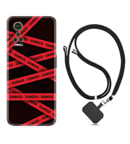 General Mobile GM 21 Pro GM 22 Pro Plus Kılıf Boyun Askılı Silikon Danger 1372