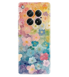 Infinix Zero 40 5G Kılıf Boutique Baskılı Resimli Şahane Çiçekler Pcode -063